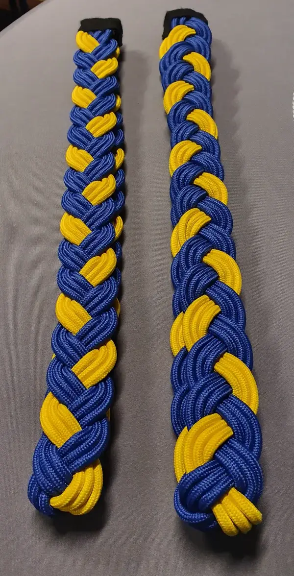 Erekoord blauw /geel