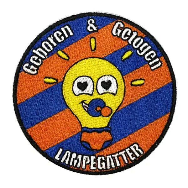 Lampegat embleem - Geboren getogen Lampegatter