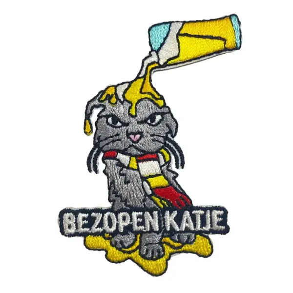 Oeteldonk embleem - Bezopen katje