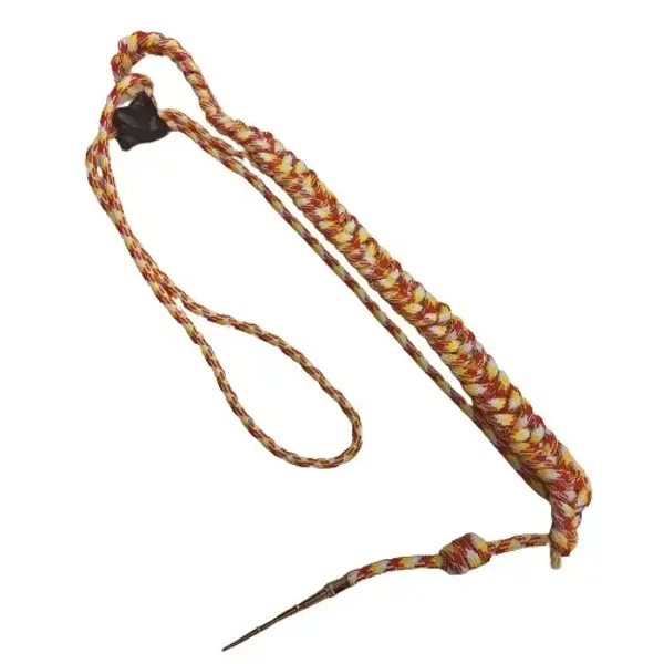 Oeteldonkse erekoord gevlochten met gouden pin