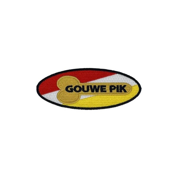 Embleem gouwe pik oeteldonk DB071