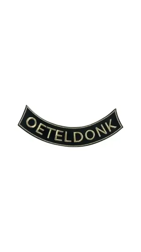 Boog onder kinderen oeteldonk zwart/goud