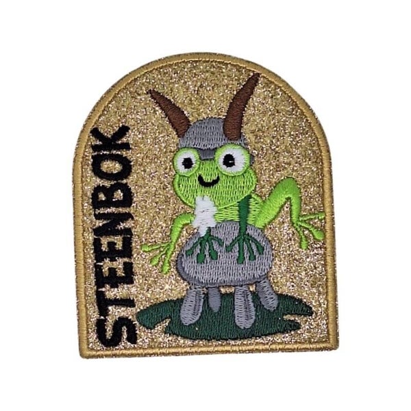 Embleem oeteldonk goud sterrenbeeld steenbok