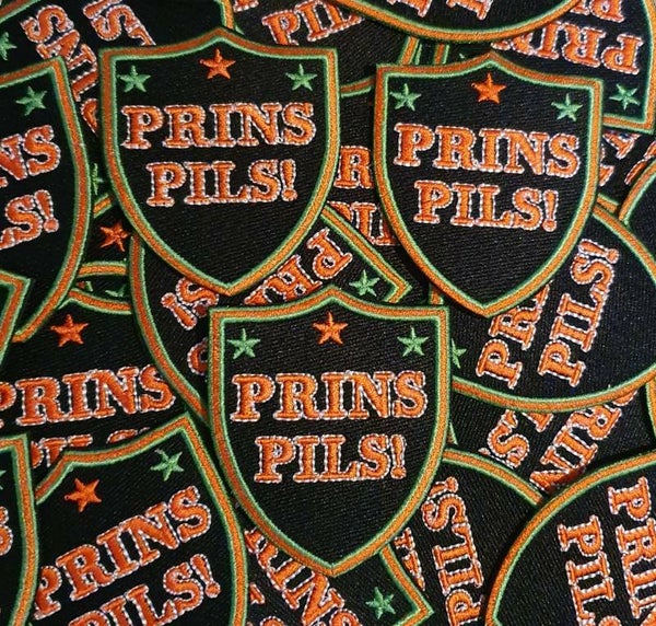 Embleem Prins Pils  groen/oranje