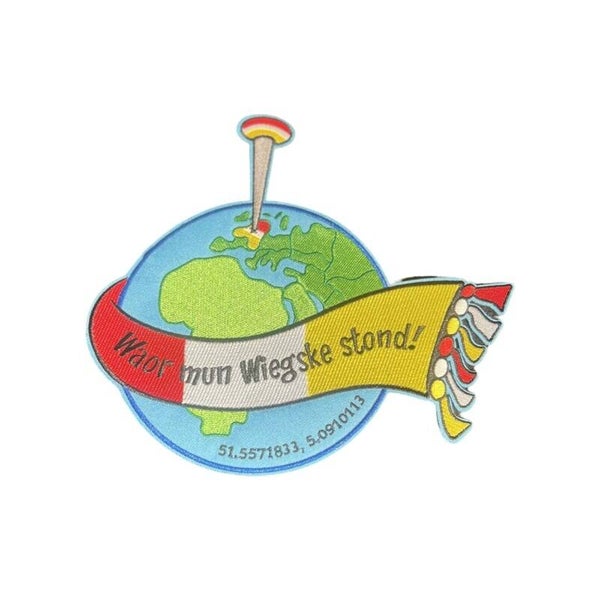 Woar mun wiegske stond rugembleem