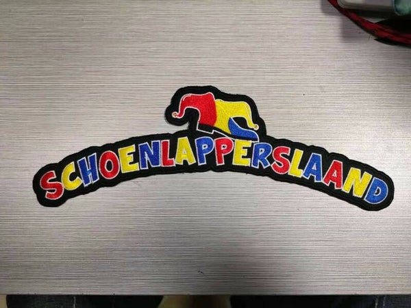 Rug embleem Schoenlapperslaand