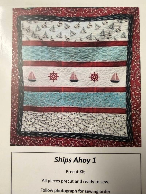 Ships Ahoy Quilt Kit