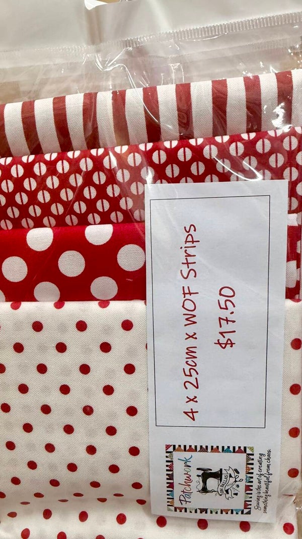 4x25cm x WOF Strips