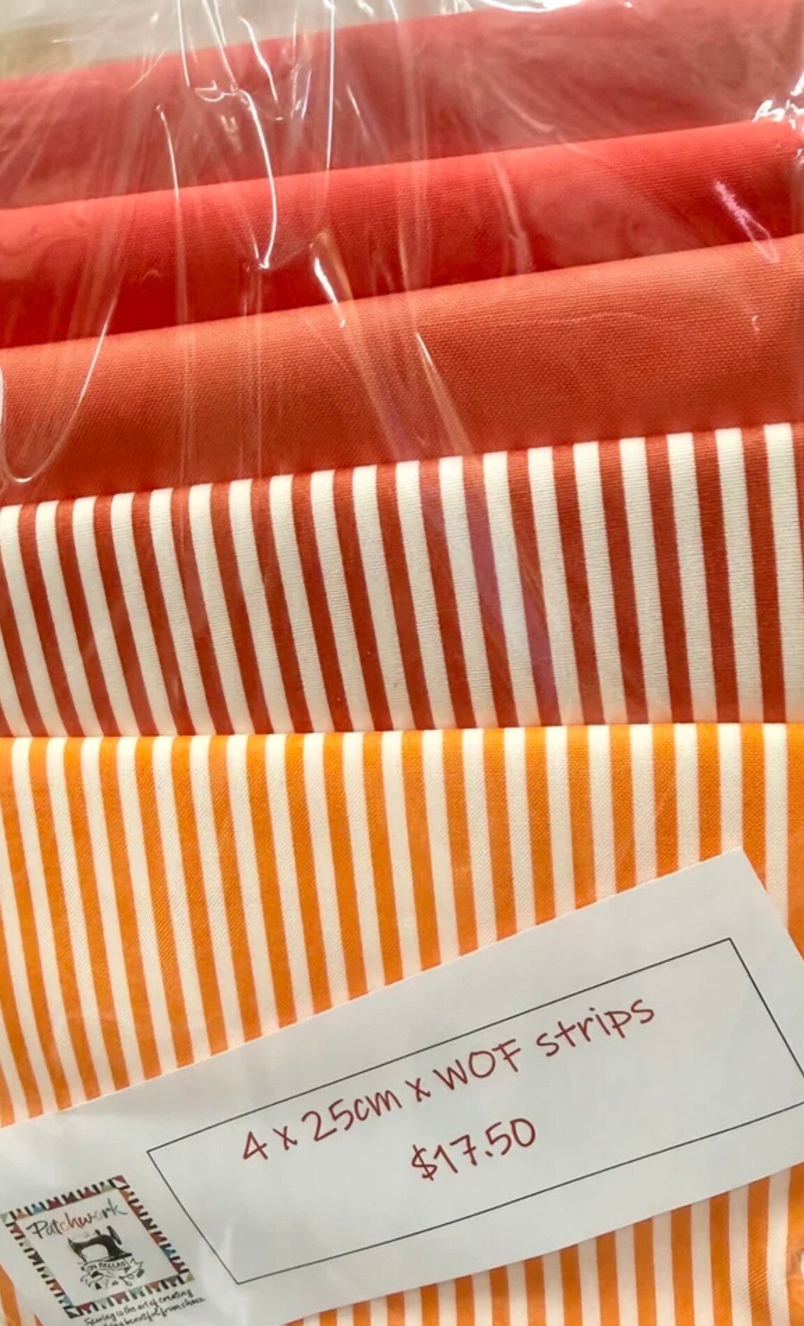 4x25cm x WOF Strips