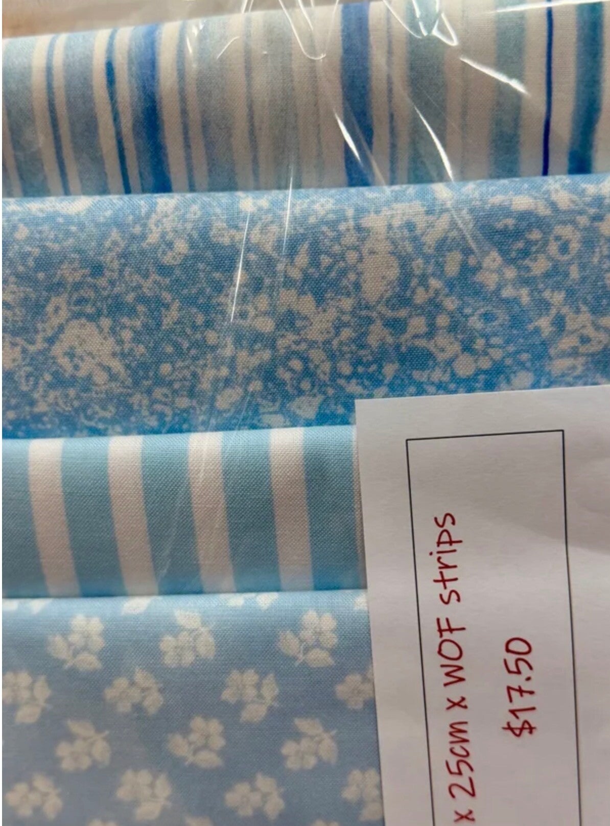 4x25cm x WOF Strips