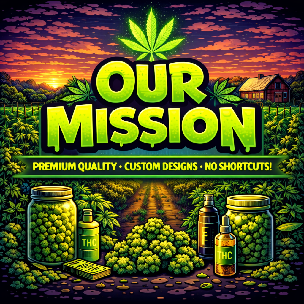 Artistic representation of cannabis influence on creativity
