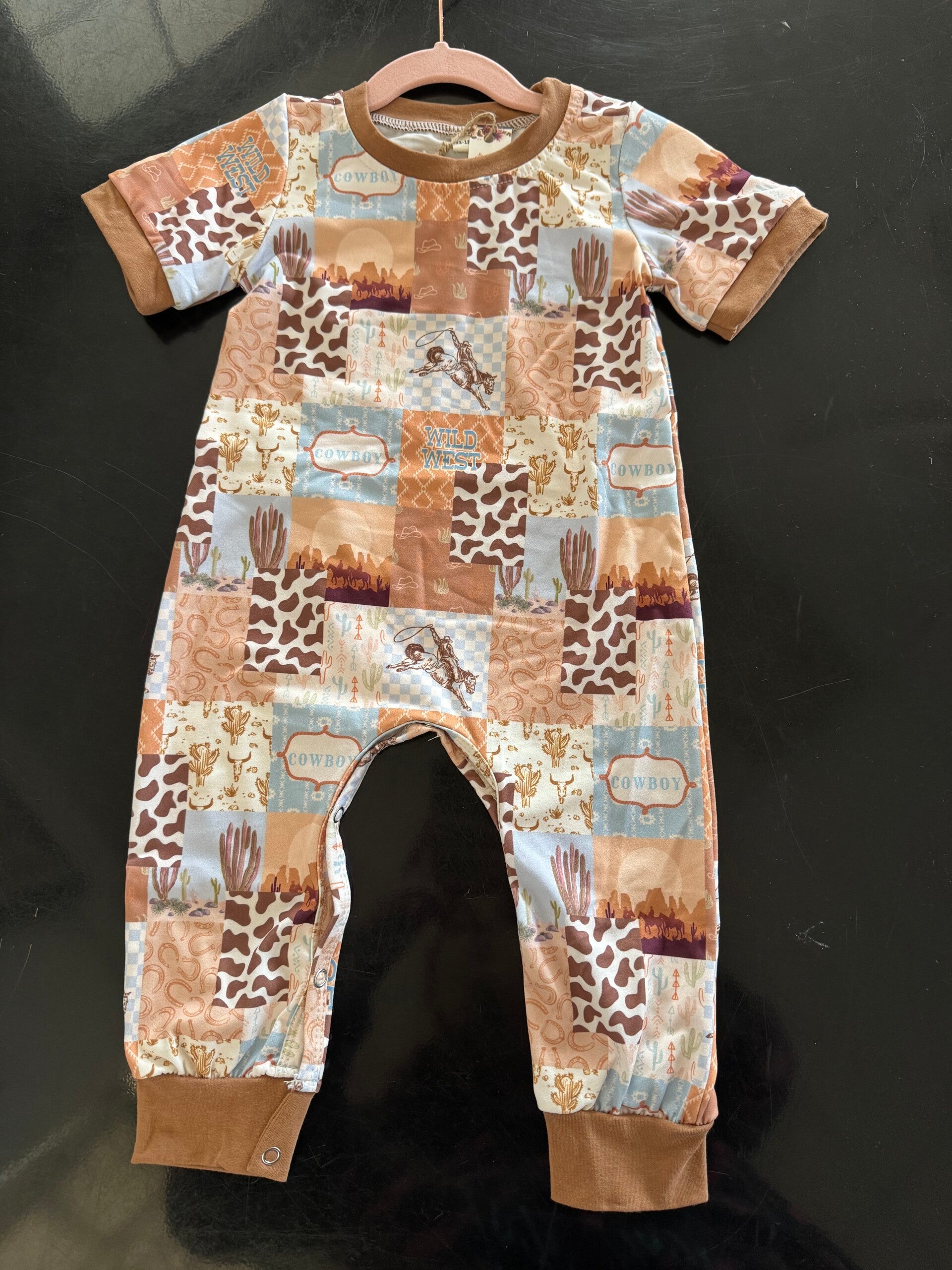 Baby Boys Wild West Romper
