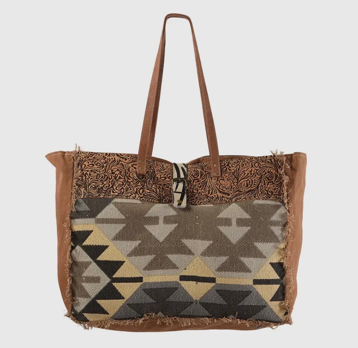 Chloe Upcycled Canvas Bag