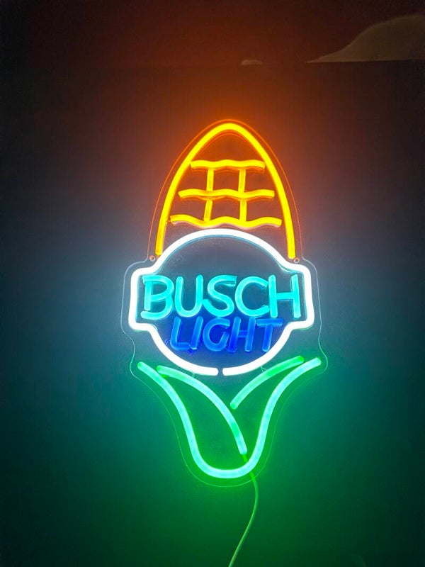 Busch Light Corn neon LED