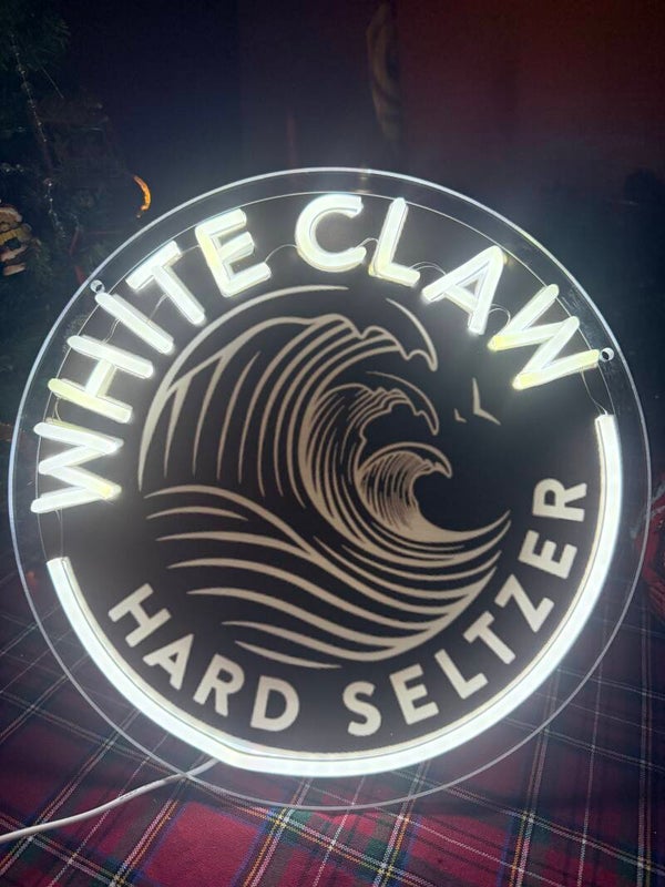 White Claw neon / LED sign