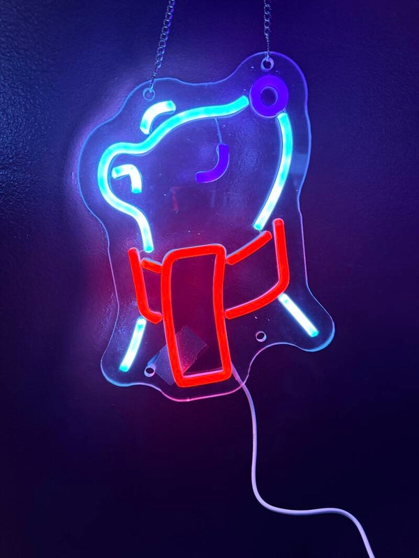Polar Bear neon LED sign