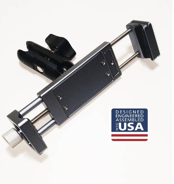 Tablet mounting array for all Espee flexible arm systems. All metal construction