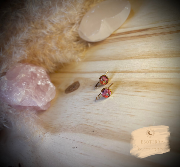 Boucles d’oreilles « Chakra du Cœur »
