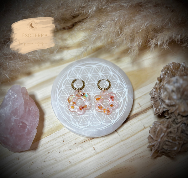 Boucles d’oreilles « Chakra Sacré »