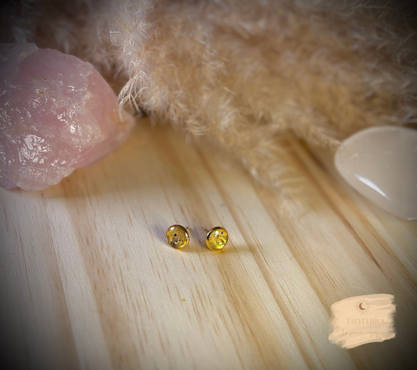 Boucle d’oreille « Chakra du Plexus Solaire »