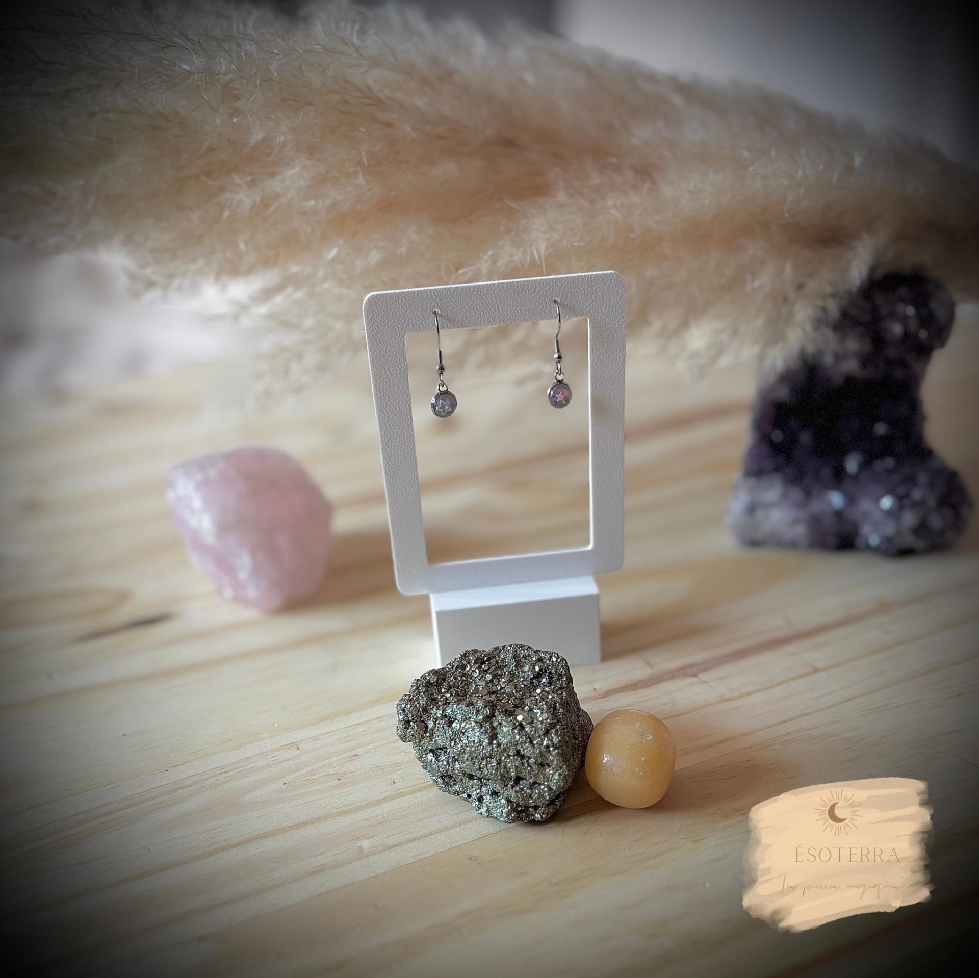 Boucles d’oreilles « Blessure Guérison / Renaissance »