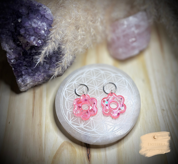 Boucles d’oreilles « Chakra du Cœur »