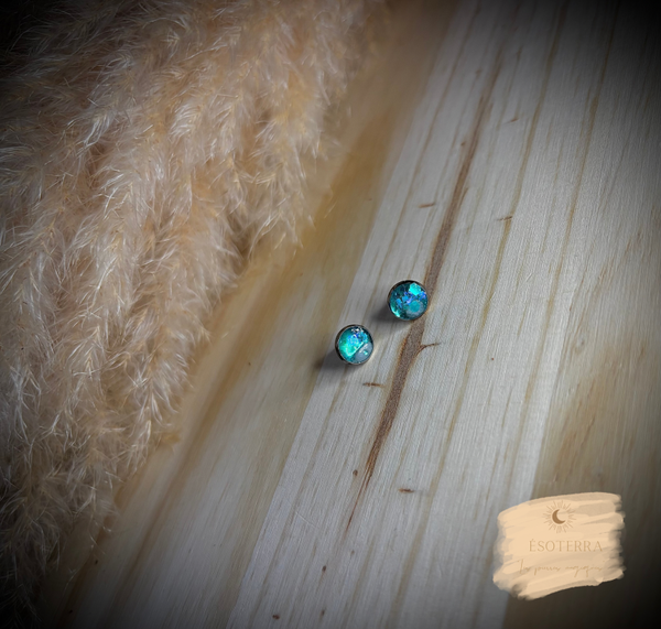 Boucles d’oreilles « Chakra de la Gorge »