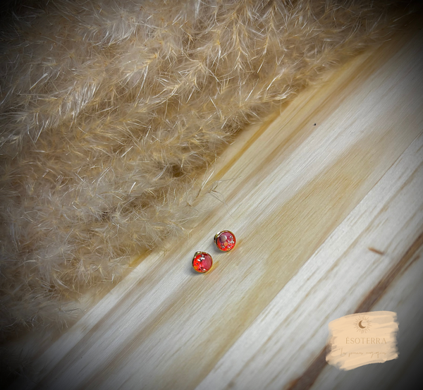 Boucles d’oreilles « Chakra du Cœur »