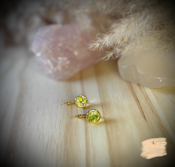 Boucles d’oreilles « Chakra du Cœur »