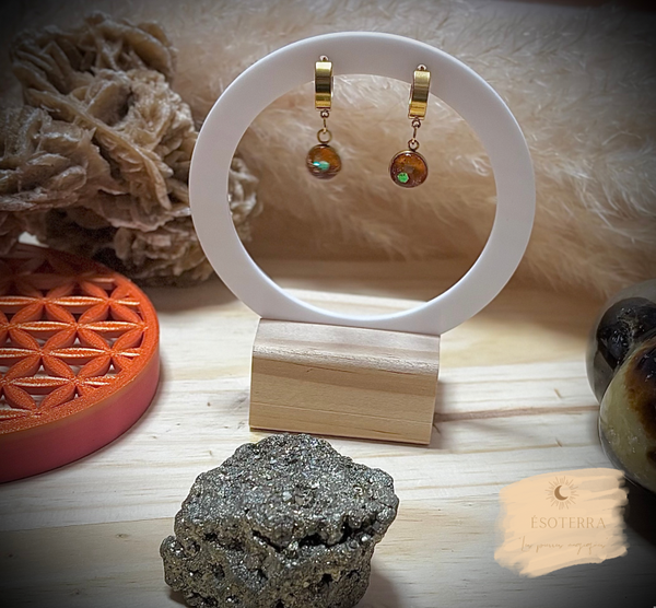 Boucles d’oreilles « Chakra Sacré »