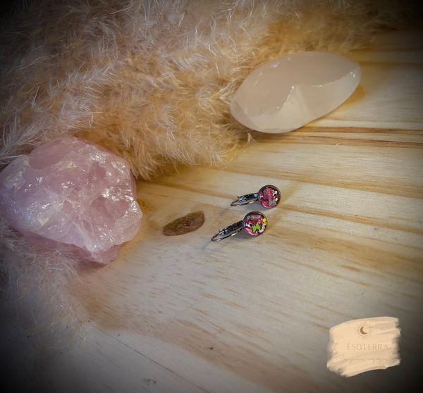 Boucles d’oreilles « Chakra du Cœur »