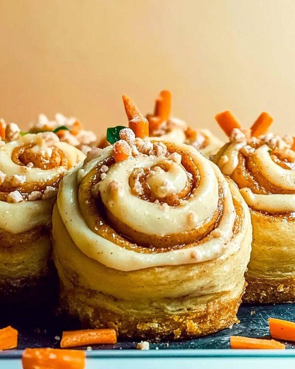 Carrots Cake Cinnamon Rolls