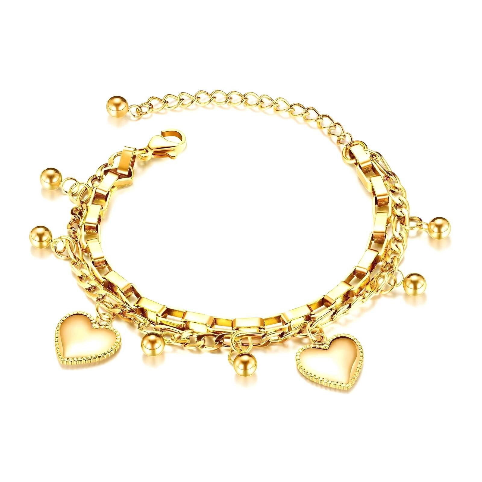 Two Heart Bracelet