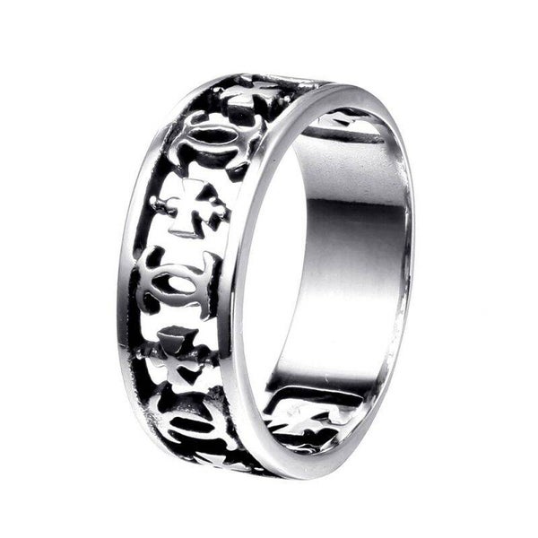 Steel Color Retro-Style Unique Openwork