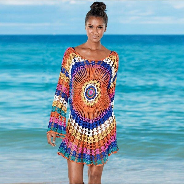 Crochet Rainbow Colors Handmade