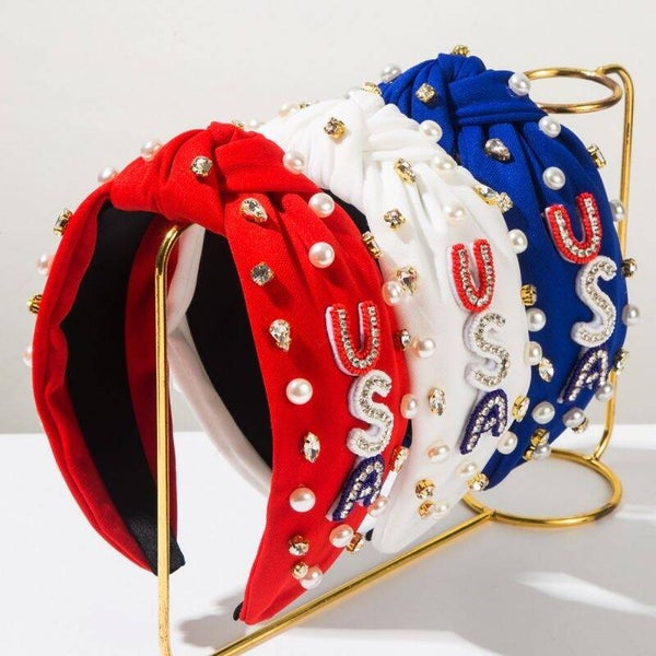 USA Flag Headband