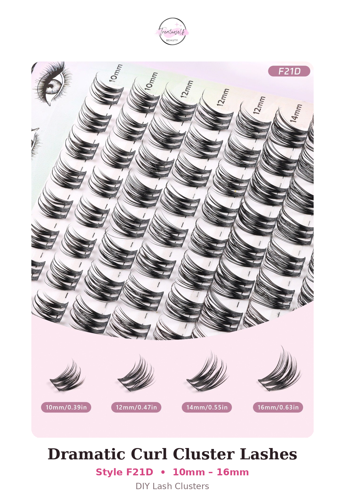 Dramatic Curl Cluster Lashes