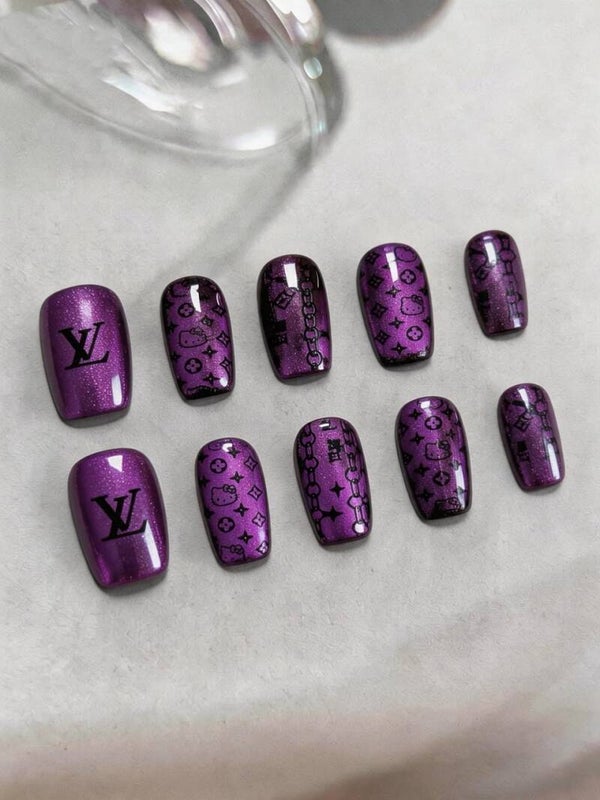 LV Custom Nails
