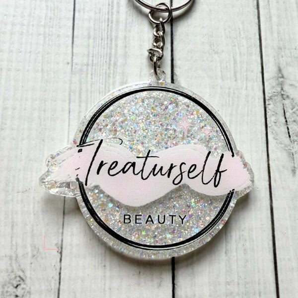 Treaturself Beauty Keychain w/QR Code