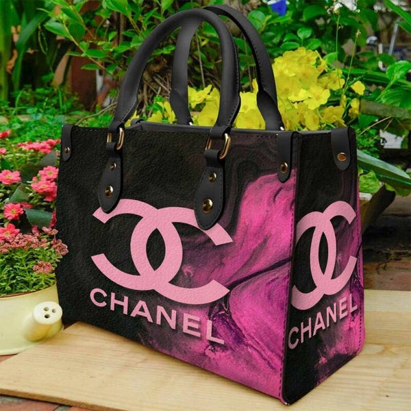 Channel Pink/Black Handbag