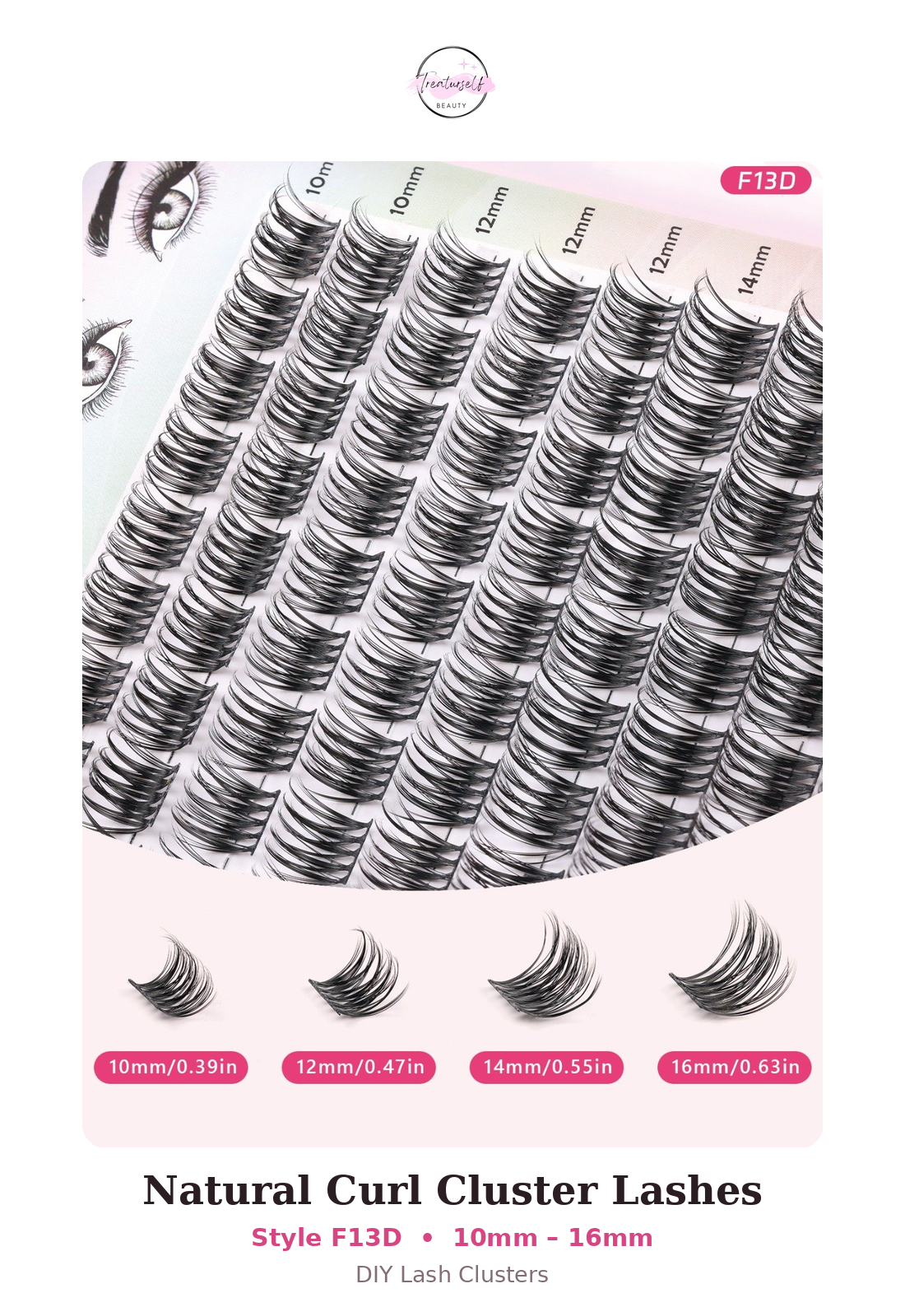 Natural Curl Cluster Lashes