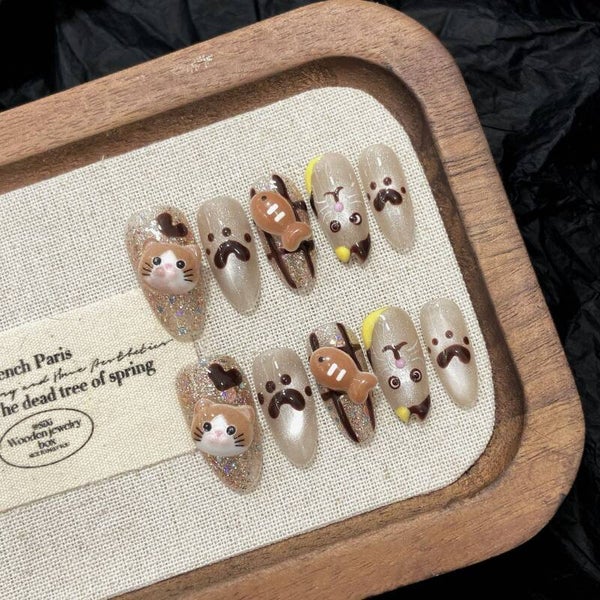 Purrfect Latte 3D Cartoon Cat