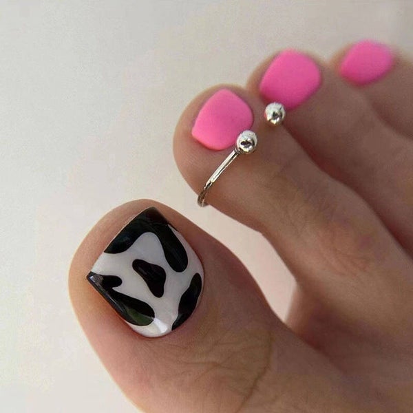 Barbie Pink Sweet Girl Cow Pattern