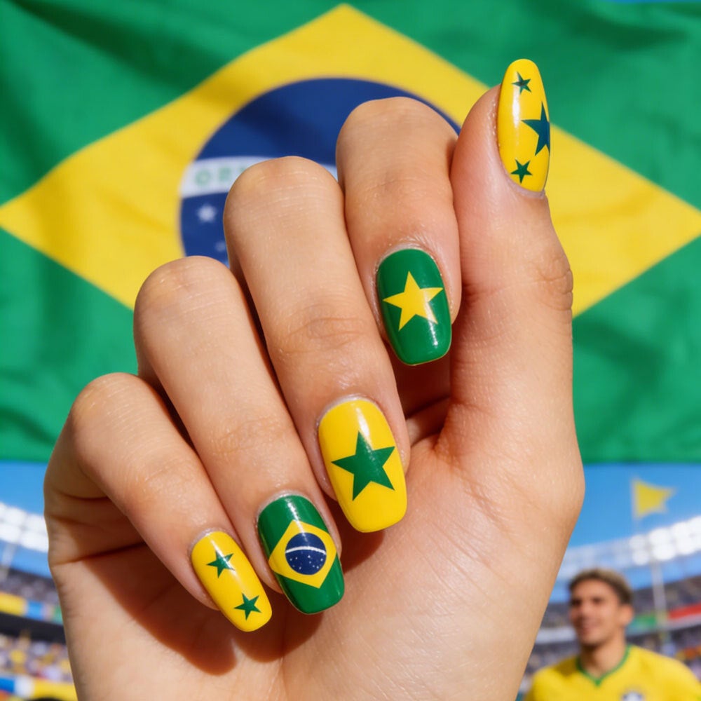 World Cup Brazil Flag Inspired