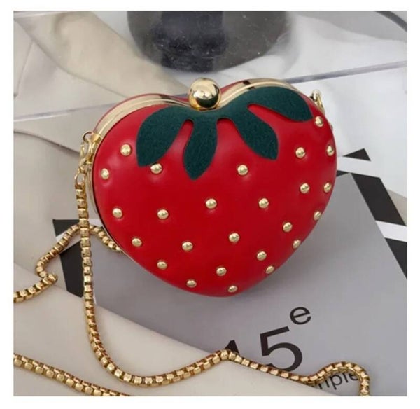 Strawberry Shaped Crossbody Bag