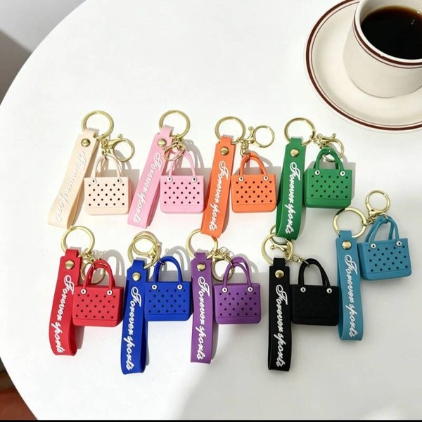 Mini Silcone Beach Hole Bag Keychain