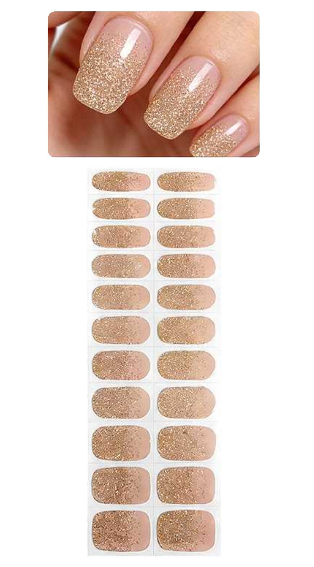 Rose Gold Glitter