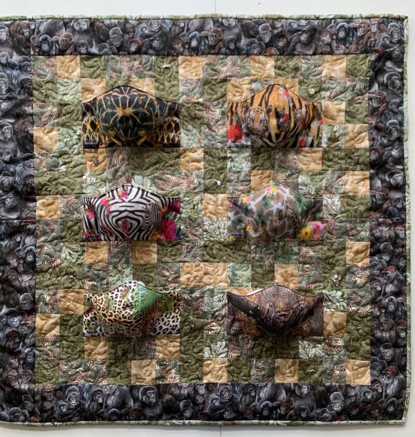 Wildlife mondkapjesquilt
