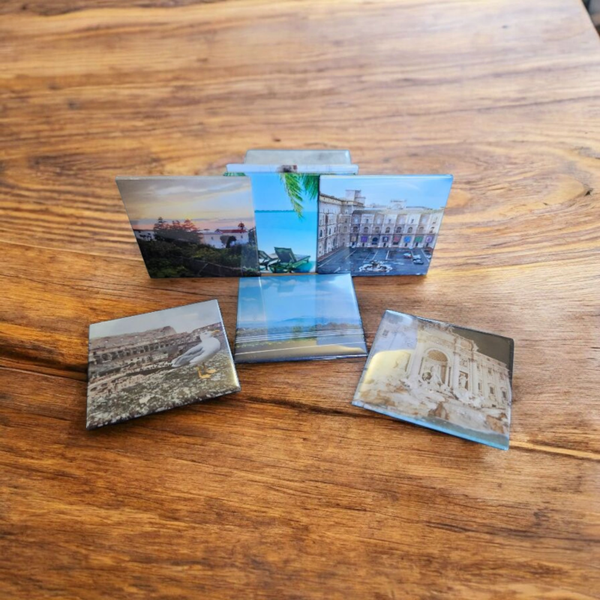 2" x 2" Custom Photo Magnets:       5 Pack