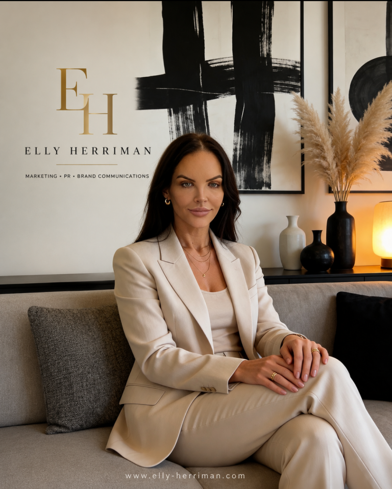 Contact Elly Herriman for marketing, PR, brand communications, personal branding and digital visibility support.